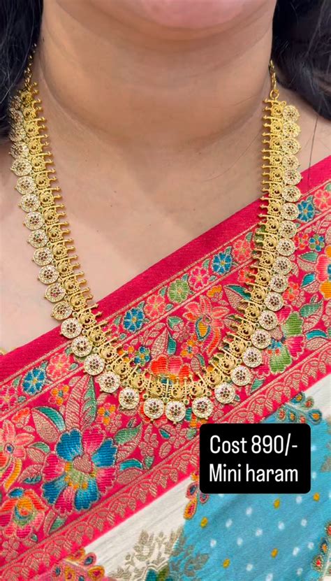 Beautiful kasula mini haram – Sujatha Gold Covering Works