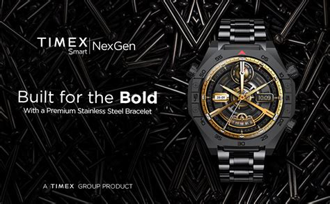 TIMEX Smart NexGen 1.43"(3.6cm) AMOLED Display with Functional Crown ...