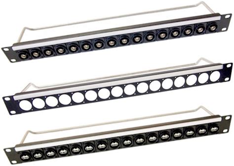 CP30183 Cliff Electronics | XLR 2 x 8 Port Loaded Rack Patch Panel, 1U ...