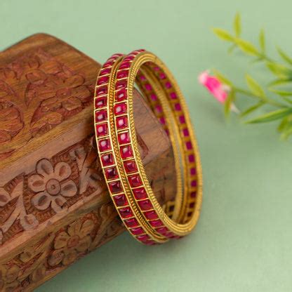 Antique Bangle B74(2 Piece) – Urvasi ladies novelty