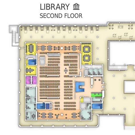 Library Floor Plan Design 的图像结果