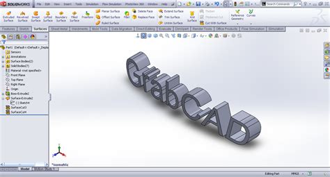 Image result for Solidworks Tutorial Surfaces