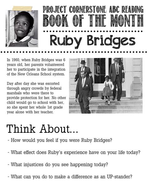 Facts About Ruby Bridges Printables
