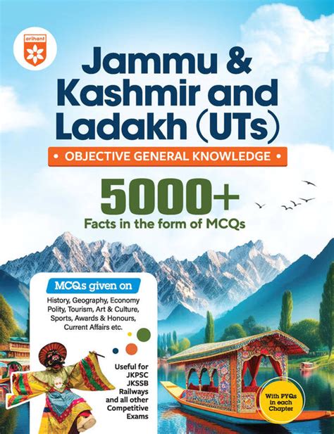 Buy Best J&K and Ladakh Objective GK Book 2026 for Exams – arihantbooks