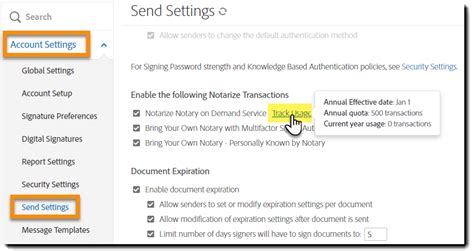 Notarize integration with Acrobat Sign