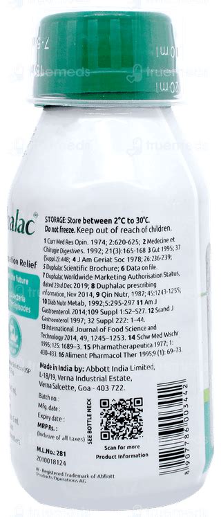 Duphalac Lemon Flavour Solution 150ML: Uses, Side Effects, Price ...