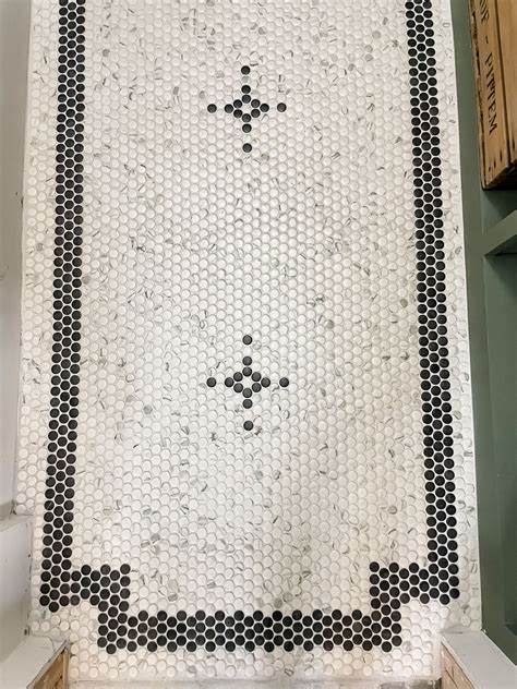 our carrara penny round patterned pantry floor. - dress cori lynn ...