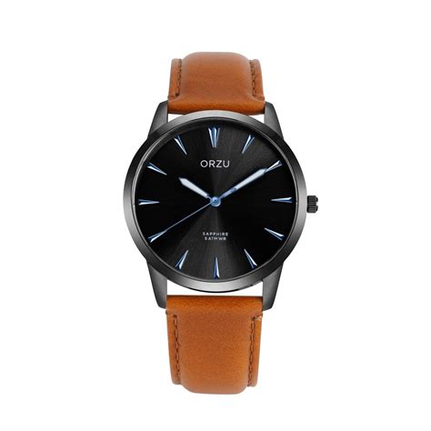 ORZU Analog Black Dial Men's Watch - Orzu Watches