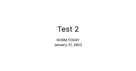 Test 2 — Teletype