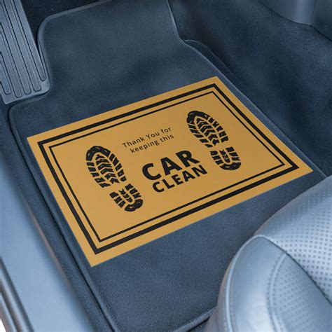 Personalised Disposable Paper Floor Mats: 1000 for €85.25 | BIZAY