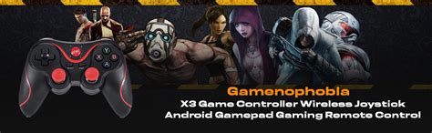 Gamenophobia X3 Game Controller Wireless Joystick Android Gamepad ...