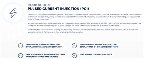 Image result for Pulse Current Injection Testing