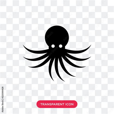Kraken vector icon isolated on transparent background, Kraken logo ...