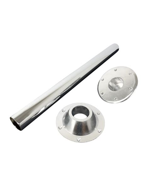 MetaloPro Gambe Da Tavolo In Metallo Nero Con Regolazione In Altezza Set Di 2 92897574 - Foto 4