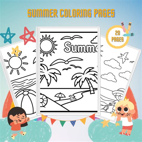 20 Summer Coloring Pages - Free Printables At SSColoring