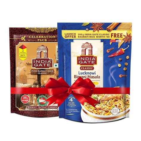 India Gate Lucknowi Classic Biryani Masala 120 gram with Free India ...