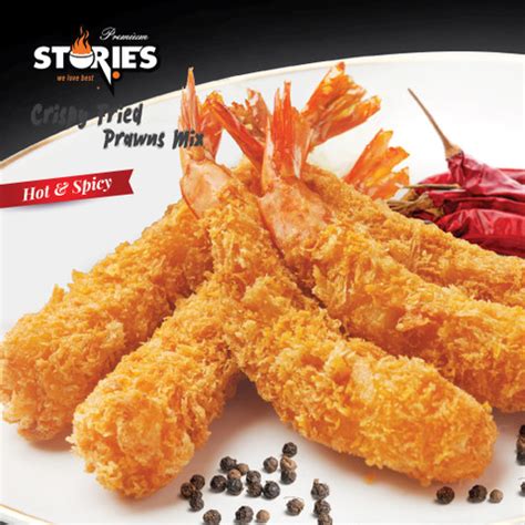 Stories Food Crispy Fried Prawns Mix - Hot and Spicy Price in India ...