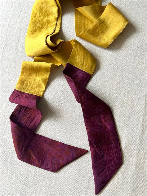 Sagegold Silk Hair Ribbon – Akané Studio
