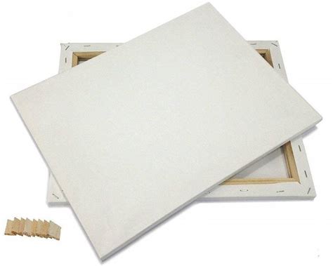 Flipkart.com | Eascan Art Cotton Medium Grain White Primed Stretched ...