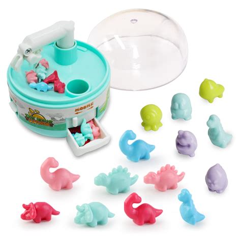 Buy Uszeoka Mini Claw Machine For Kids,Green,24 Tiny Stuff Prizes ...