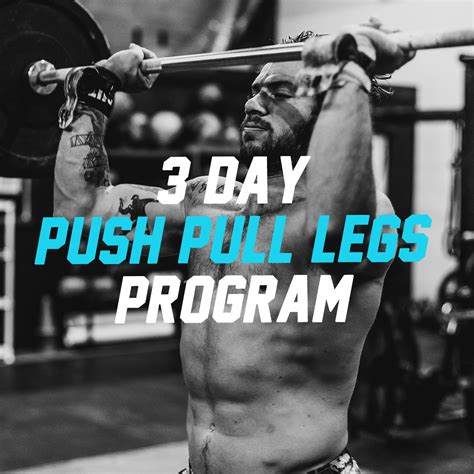 3 Day Push Press Legs Program | Swolverine