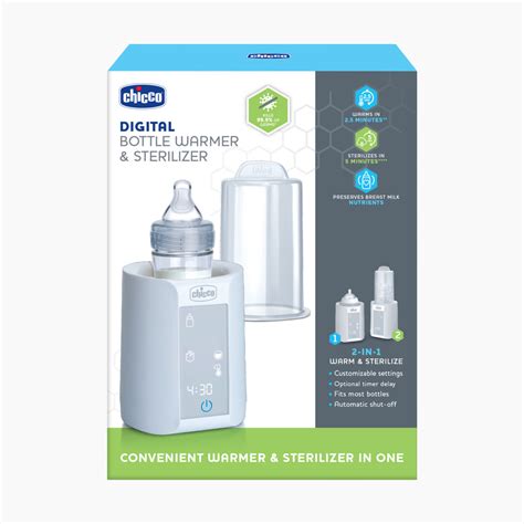 Chicco Digital Bottle Warmer & Sterilizer - White | Babylist Shop