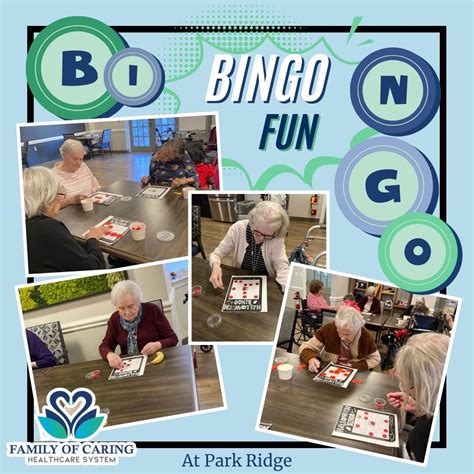 🎉🎱 Bingo Fun at The Residence at Park Ridge! | Family of Caring Health Care System