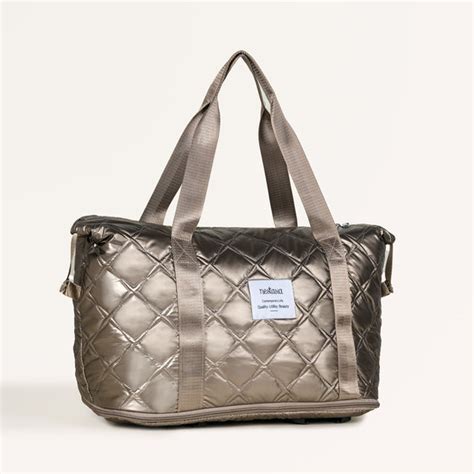 Movo Expandable Rolling Duffle Bag With Detachable Wheels Metallic ...