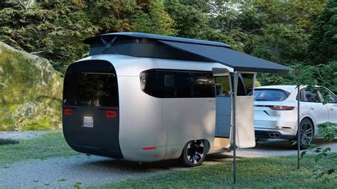 Airstream and Studio F.A. Porsche Unveil Sleek EV Trailer at Caravan Salon - Living the RV Life