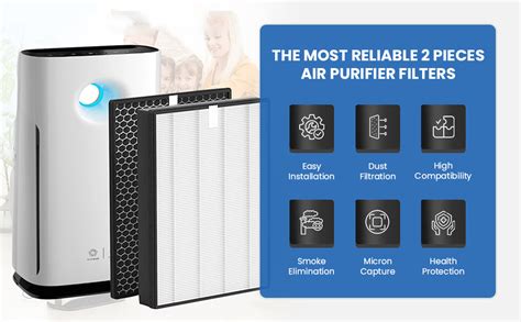 HASTHIP® 2Pcs Air Purifiers Filter for Philips FY2420 FY2422 2000 ...