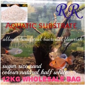 RR PETS 12KG Wholesale aquatic substrate sugar size gravel crushed sand ...