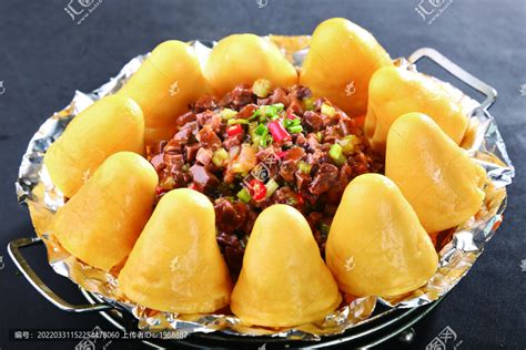 铁板牛肉窝窝头,中国菜系,食品餐饮,摄影素材,汇图网www.huitu.com