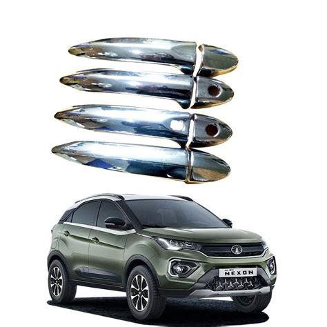 BBM Exterior Chrome Door Handle, Catch Cover Set ABS Plastic Triple ...