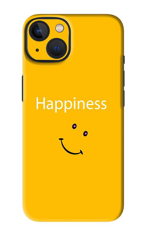Happiness With Smiley iPhone 13 Back Skin Wrap | Only Rs.149 – SkinLelo