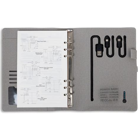 Jute Diary Power Bank 5000 mAh