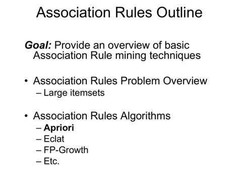 Association Rules Algorithm 的图像结果