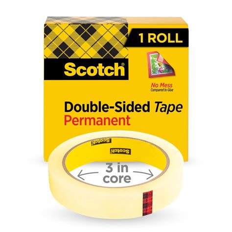 Scotch® Double Sided Tape 665, 3/4-inch x 1296 Inches, Boxed : Amazon ...