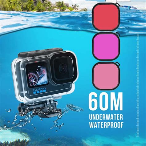 Image result for GoPro 12 Waterproof Case with Cable