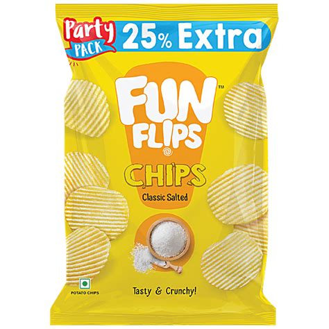 Buy Fun Flips Potato Chips - Classic Salted Online at Best Price of Rs ...