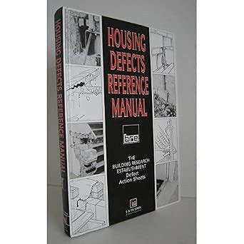 Buy Housing Defects Reference Manual: Defect Action Sheets Book Online ...