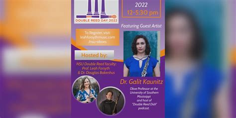 NSU’s Double Reed Day to be held Saturday, March 5