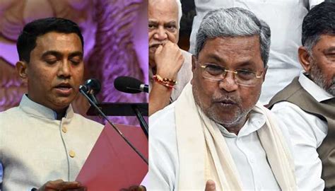 'Fight Legally, Politically': Karnataka CM Siddaramaiah On Goa CM's ...