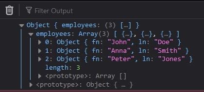 Image result for JavaScript Log Object