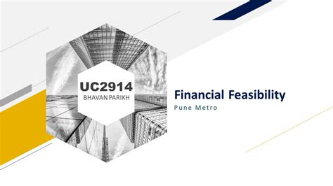 Financial & Economical feasibility of Pune Metro | CEPT - Portfolio