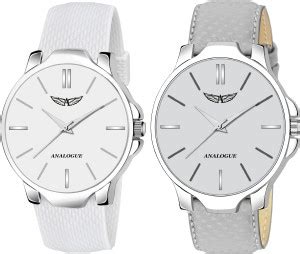 ANALOGUE Combo of 2 | Silicon Mesh Straps | 1 Year Warranty | Boys ...