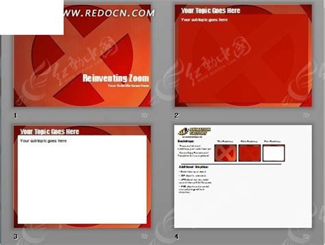 红色ppt模板素材-红色ppt模板模板-红色ppt模板图片免费下载-设图网