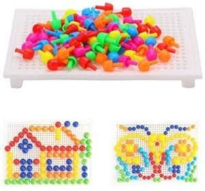 Buy Snapwish Colourful Jigsaw Puzzle Small Building Nip Nail Blocks ...