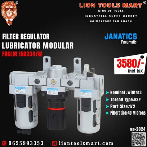 Janatics Filter Regulator Lubricator Modular FRCLM Review: Optimize Yo ...
