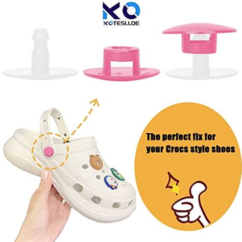 KOTESLLOE 8 PCS Croc Rivets Replacement, Croc Buttons for Shoes, Croc ...