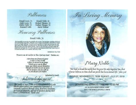 Mary Noble Obituary | AA Rayner and Sons Funeral Homes